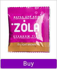 Brow tint sachet 5 ml 01 Light Brown + 3% oxidant